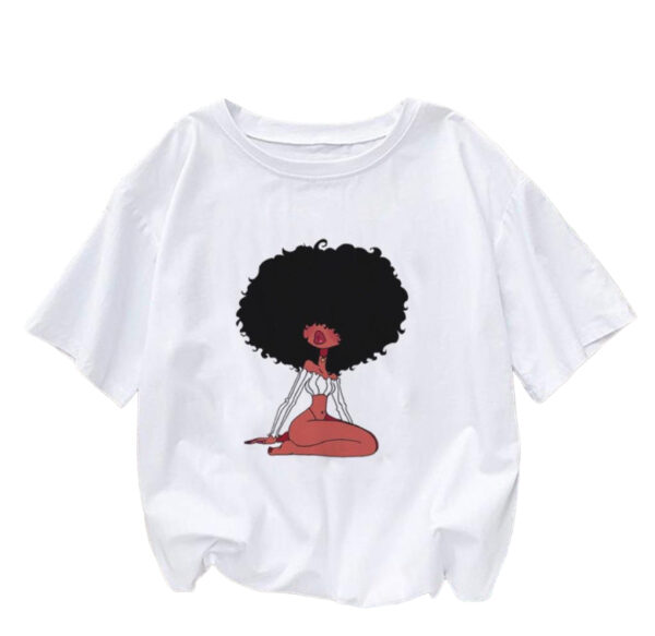 J & E D p| Women | Afro Girl T-Shirt
