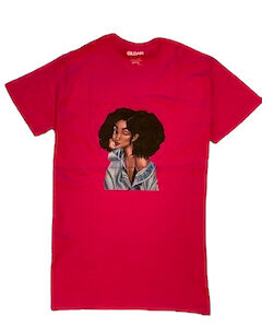 J & E D | Afro Girl T-Shirt