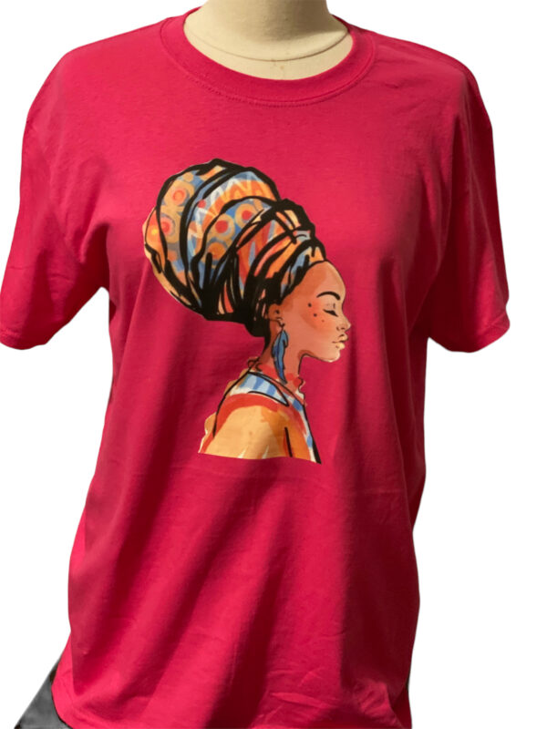 J & E D | Women | Afro Girl | T-Shirt