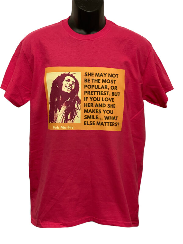 J & E D | Men | Women | Bod Marley T-Shirt | 100% Cotton
