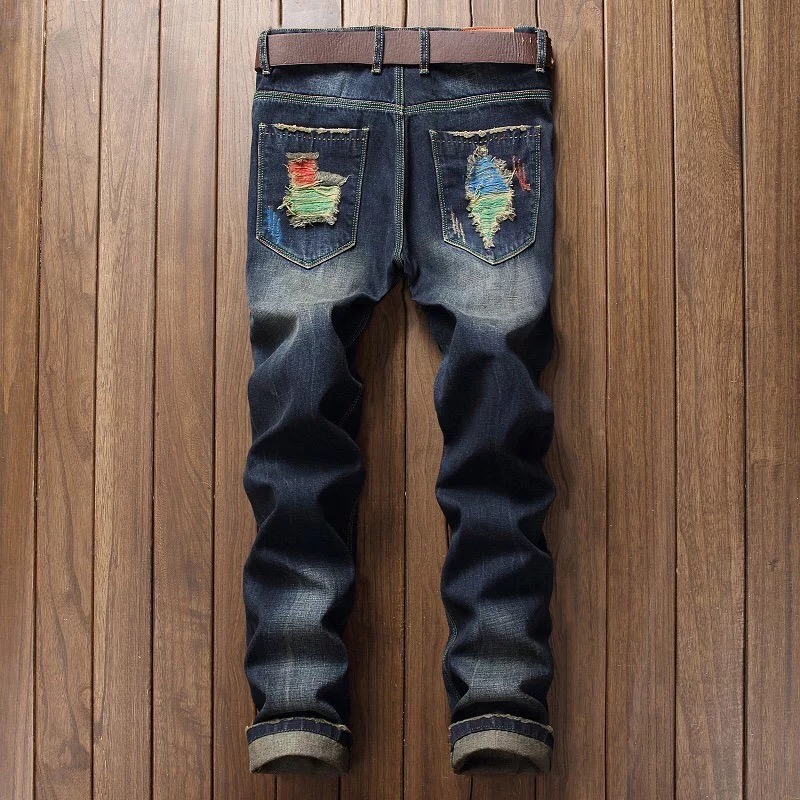J & E B | Latest Design Men Fashion Long Straight Denim Jeans – JUSTICE ...