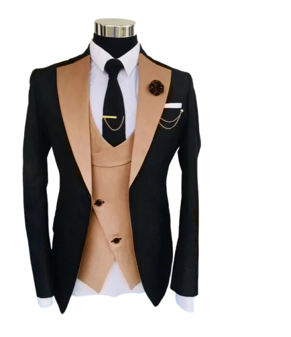 J & E D | Men Closure Collar Slim Fit Wedding Business Suits