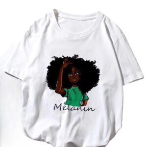 J & E D | Melanin Black Girl T-Shirt | Women