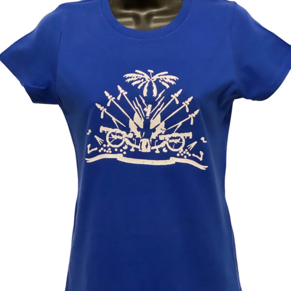 J & E D | Haiti Coat of Arms | Women T-shirts 100% Cotton